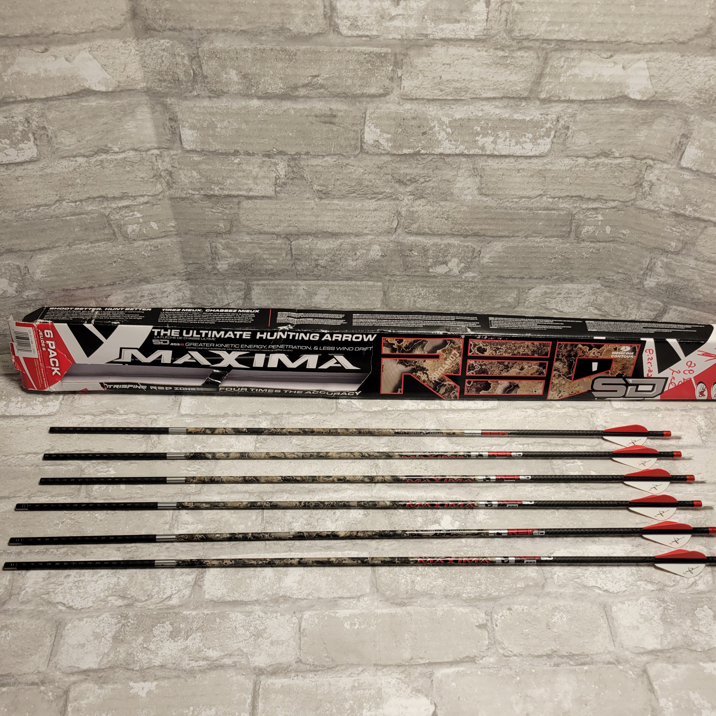 Carbon Express Maxima Red Contour Sd Arrows 350 6 Pk *READ* (8010996908270)
